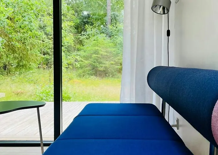 Summer House By Sejero Bay With Panoramic Windows